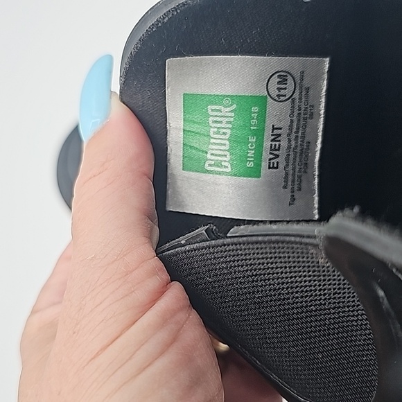 COUGAR Event Wedge Heel Rubber Rain boots Size 11M - Picture 3 of 7